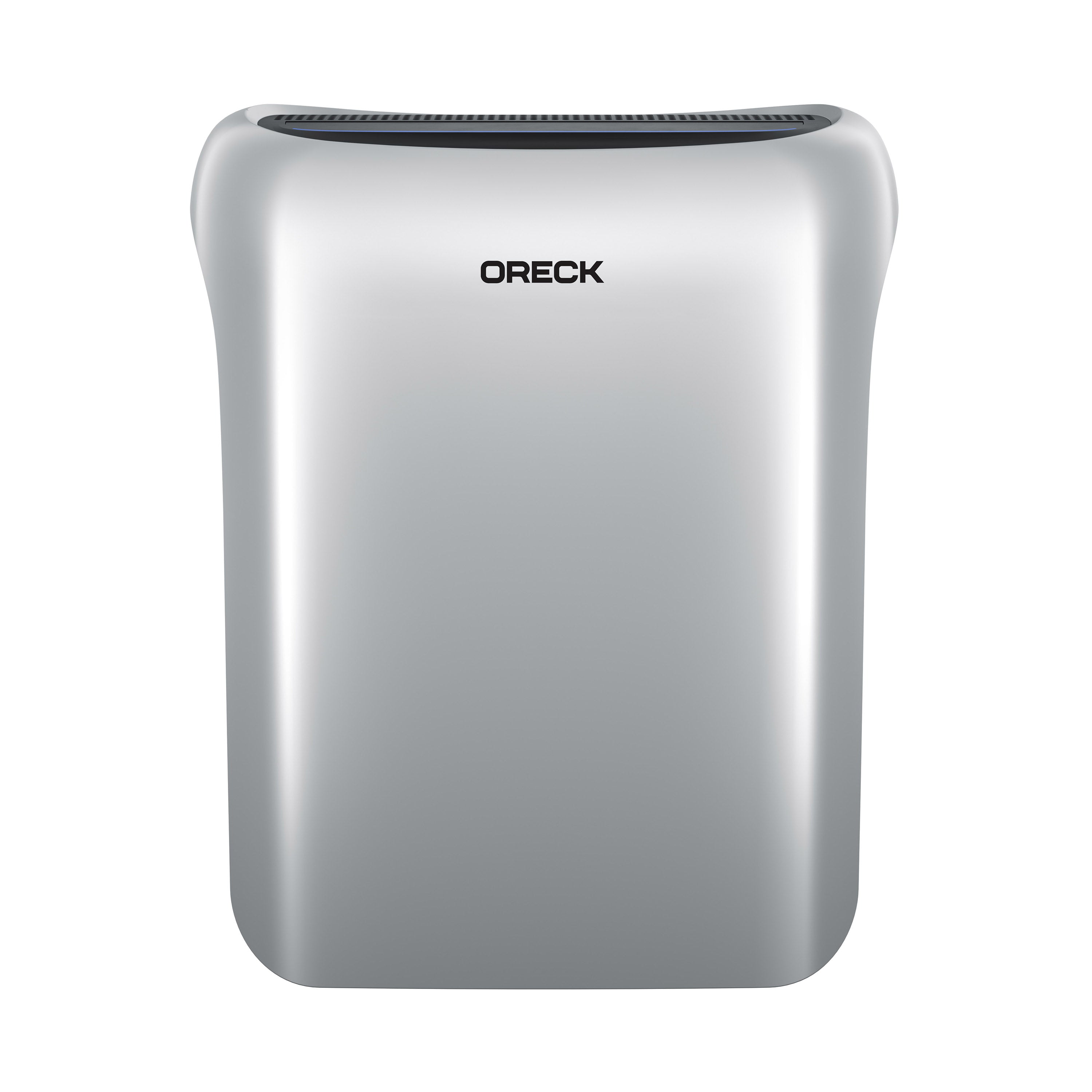 Oreck Large Air Response Air Purifier showcased in front of solid white background 